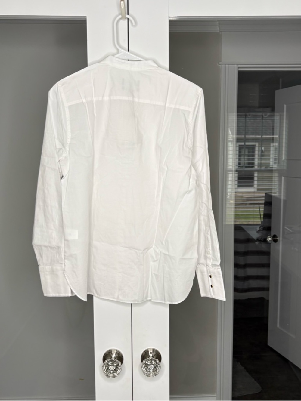 NWT J. Crew Jules Tuxedo Shirt Cotton Poplin White - Picture 3 of 6